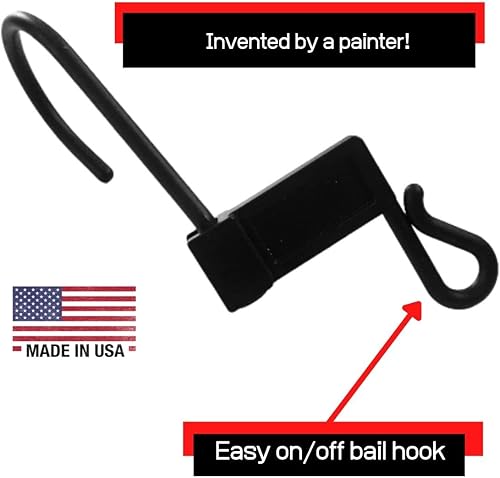 Miniatura 3 de Gancho de pintura, negro, 5.75 x 3.5 x .5