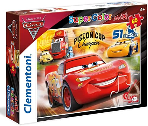 Clementoni 26424 - Puzzle Suelo 60 Piezas Racing Hero