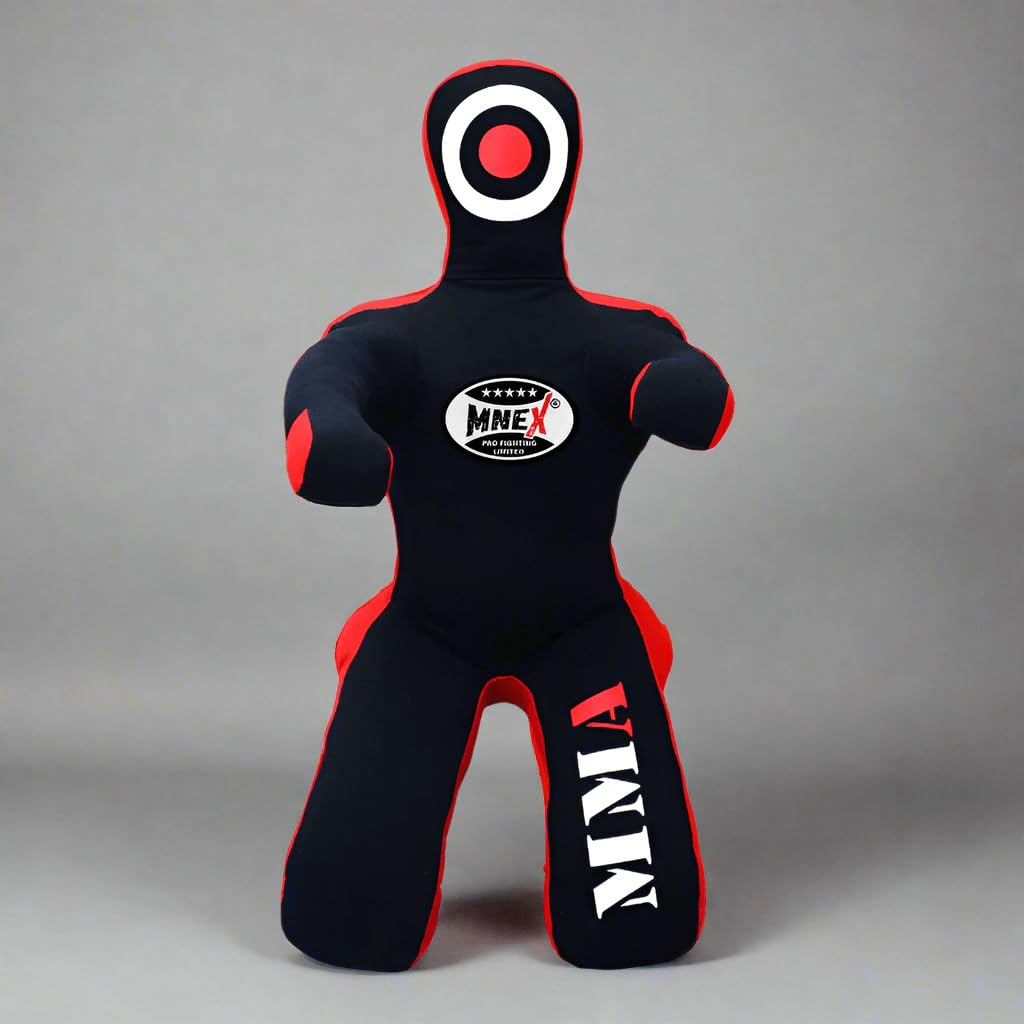 MNEX Pro Fighting MMA Grappling Sitting Dummy - Unfilled Blue & Black