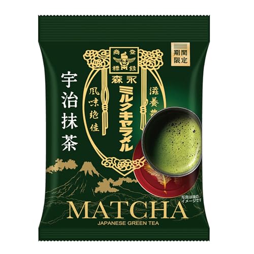 森永製菓 ミルクキャラメル＜宇治抹茶＞ 69g×6袋のサムネイル