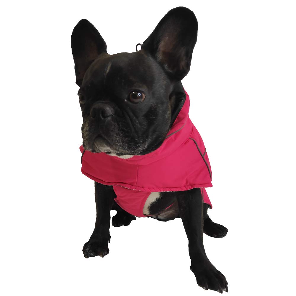 Croci Hiking - Abrigo Impermeable para Perros, Makalu, Forro termorregulador, Color Rosa (Fucsia), 70 cm