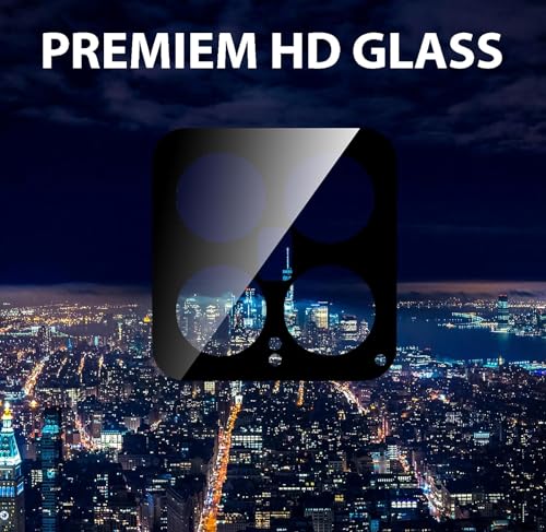 Image of ZARALA Glass Camera Lens Protector For Xiaomi 14 [9H Hardness] [6D Lens Protector ] [Easy Installation] Black