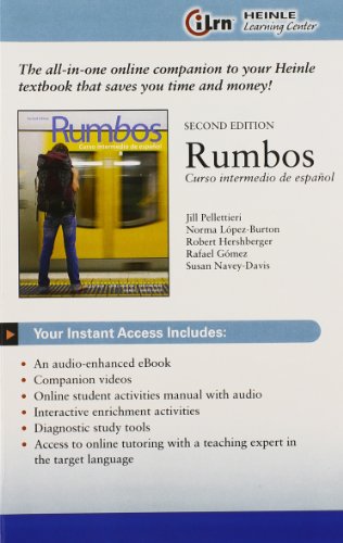 iLrn 3-Semester Printed Access Card for Pellettieri/Lopez-Burton/Hershberger/Gomez/Navey-Davis' Rumbos