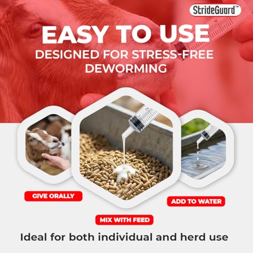 Dewormer for Horse, Dewormer for Goat and Cattle & More, Ivermectin Liquid for All Wormers, Tapeworms, Roundworms & Hookworms - Image 5