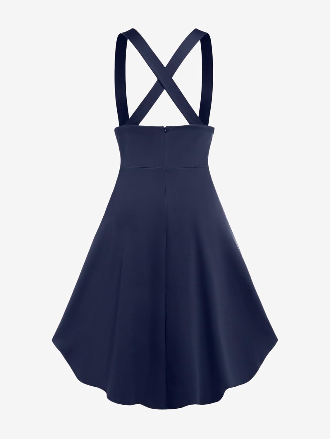 Rosegal Women's Plus Size Gothic Mini Skirt Plaid Zipper Mini A Line Skirt - Image 2