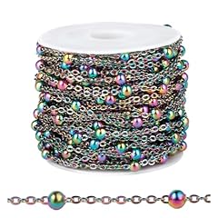 4mm Bead Coloful Satellite Chain