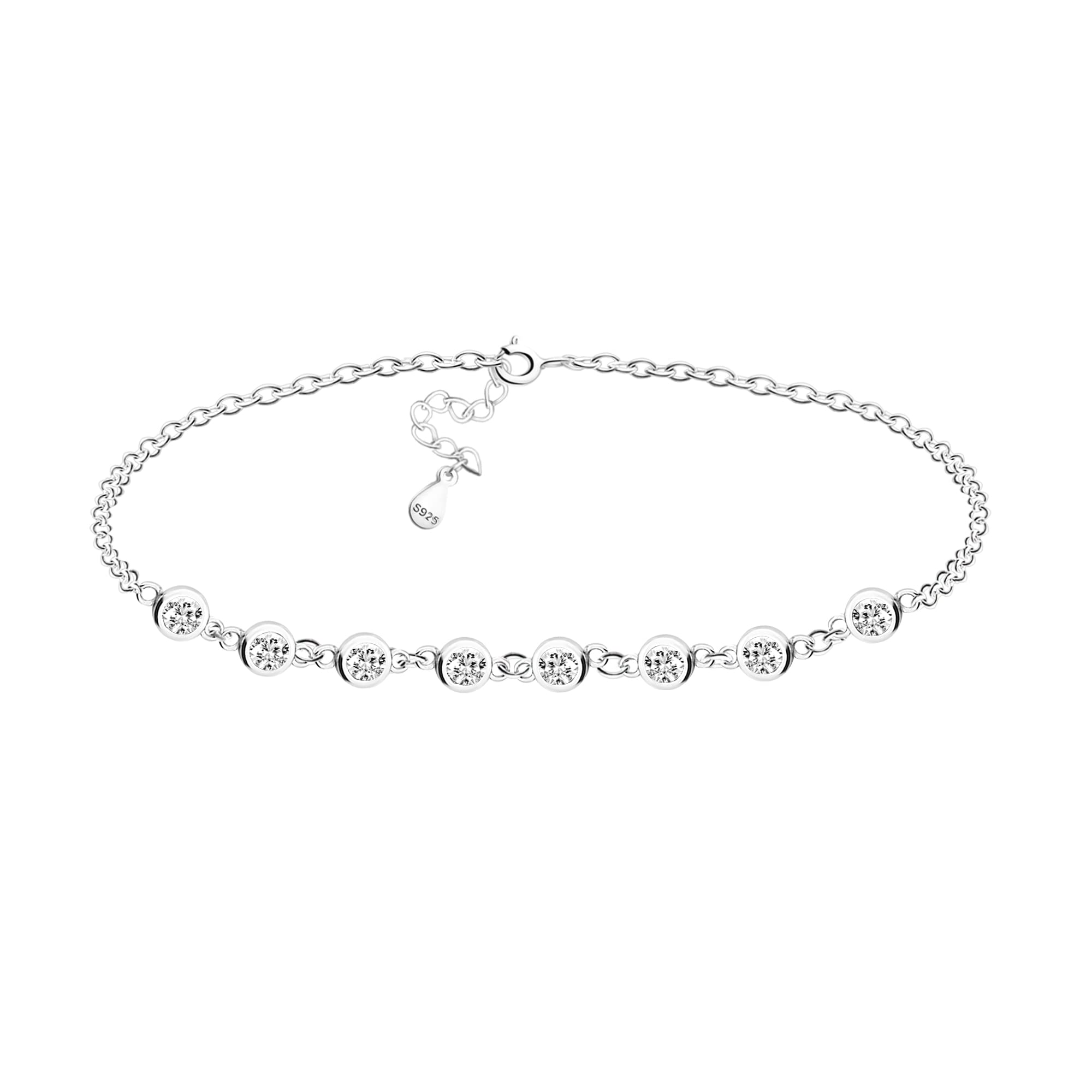 Sofia Milani - Damen Armband 925 Silber - Zirkonia Anhänger - B0216