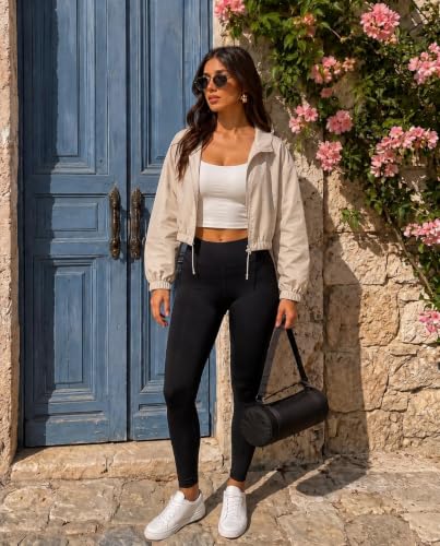 Image of ZOOSIXX High Waisted Leggings for Women Tummy Control Soft Workout Lounge Gym Pants