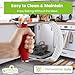 Spring Chef XL Stainless Steel Pastry Cutter Tool for Baking - Heavy Duty Dough Blender - Butter & Dough Cutter Tool with Sharp Blades - Pastry Blender for Easy Mixing - Dishwasher Safe - Red