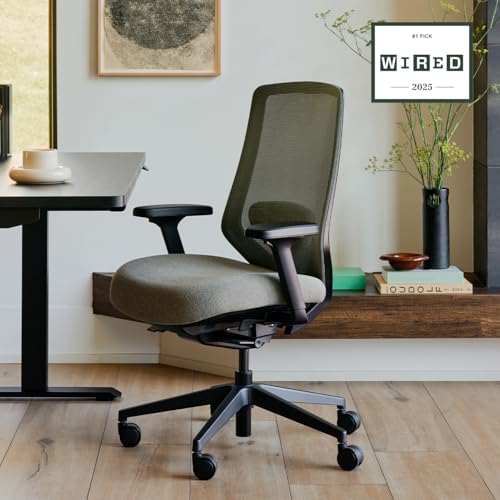 Image of Branch Ergonomic Chair Pro, Mesh Office Chair with 14 Points of Adjustment | Height, Depth and Tilt Adjustable, 5D Armrests, Forward Tilt, Smooth Recline, and Lumbar Support, Everglade
