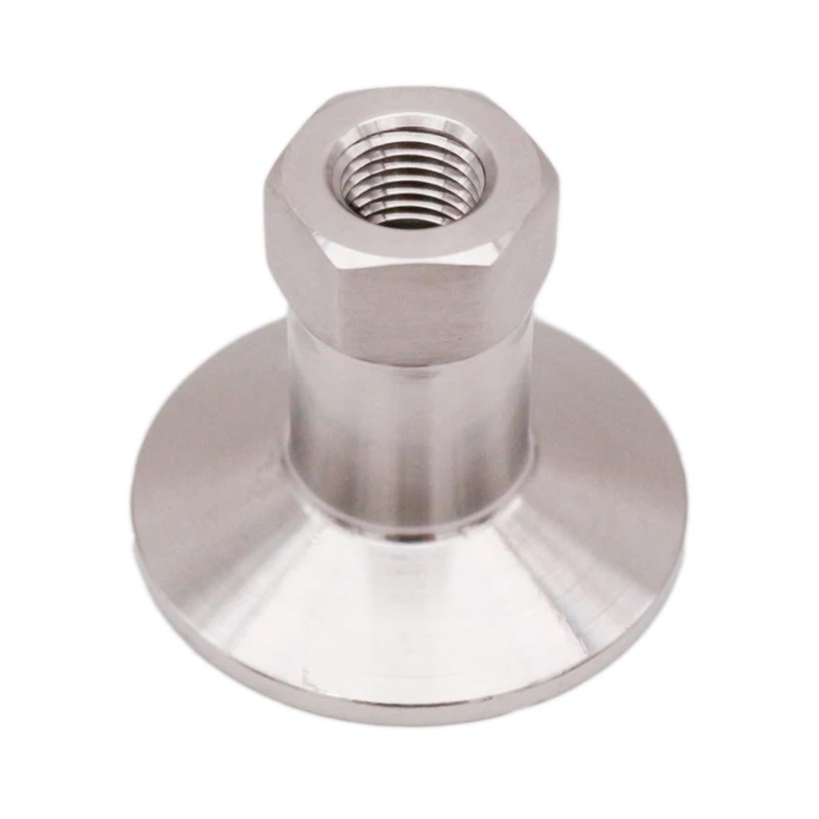 PAKMEZ 1.5" Tri-Clamp x 1/4" Female NPT Adapter 50.5mm OD Stainless Steel 304 Homebrew Fitting Brewer Hardware