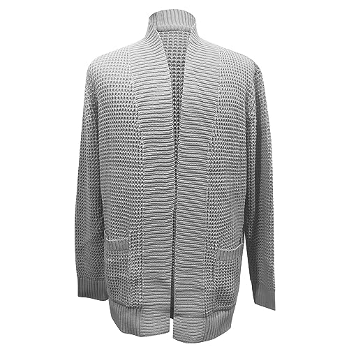 Chaqueta de invierno hombre de lana tipo cárdigan elegante y cómodo