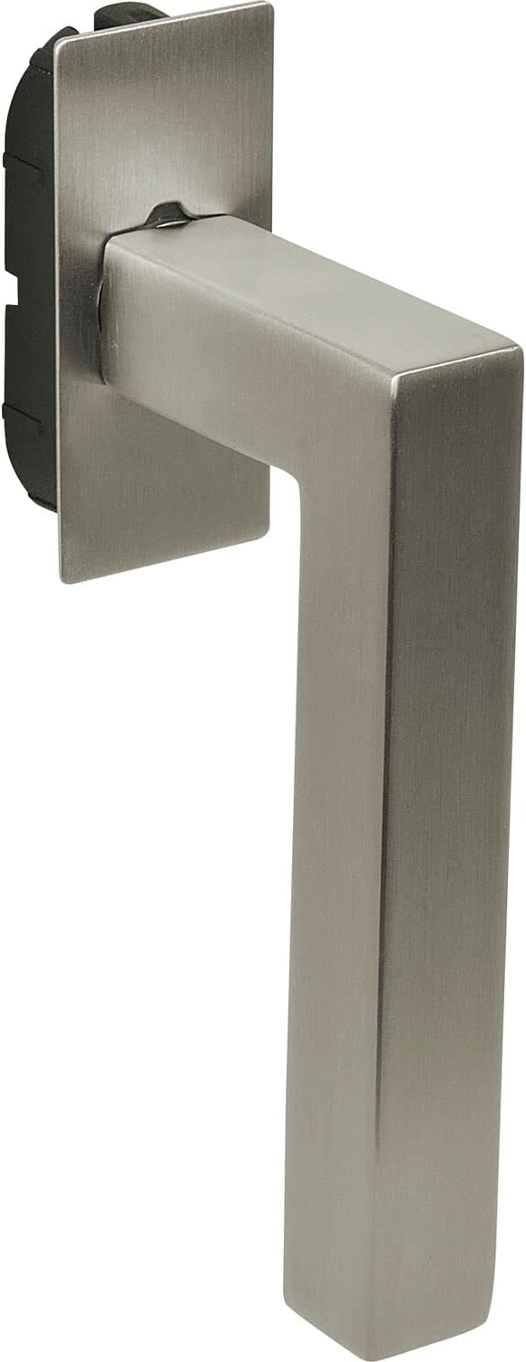 MARCHESI 1836-2047C-NIRO Matt Window Handle Malmö Flush Square Rosette Stainless Steel