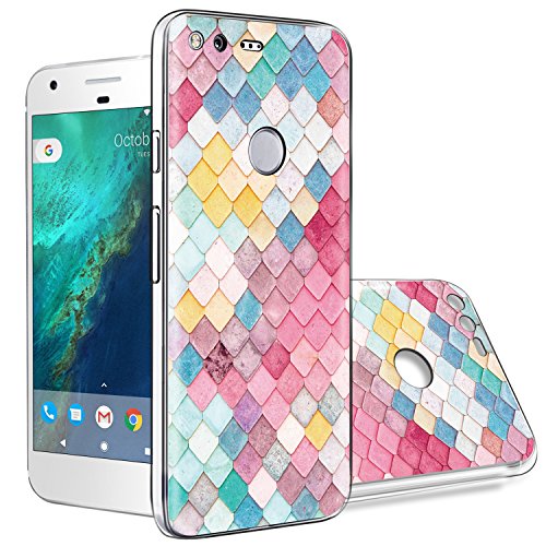 Google Pixel Case, Topnow Shockproof Ultrathin Soft TPU Advanced Printing Pattern Design Cover for Google Pixel (Diamond Lattice-Multicolour)