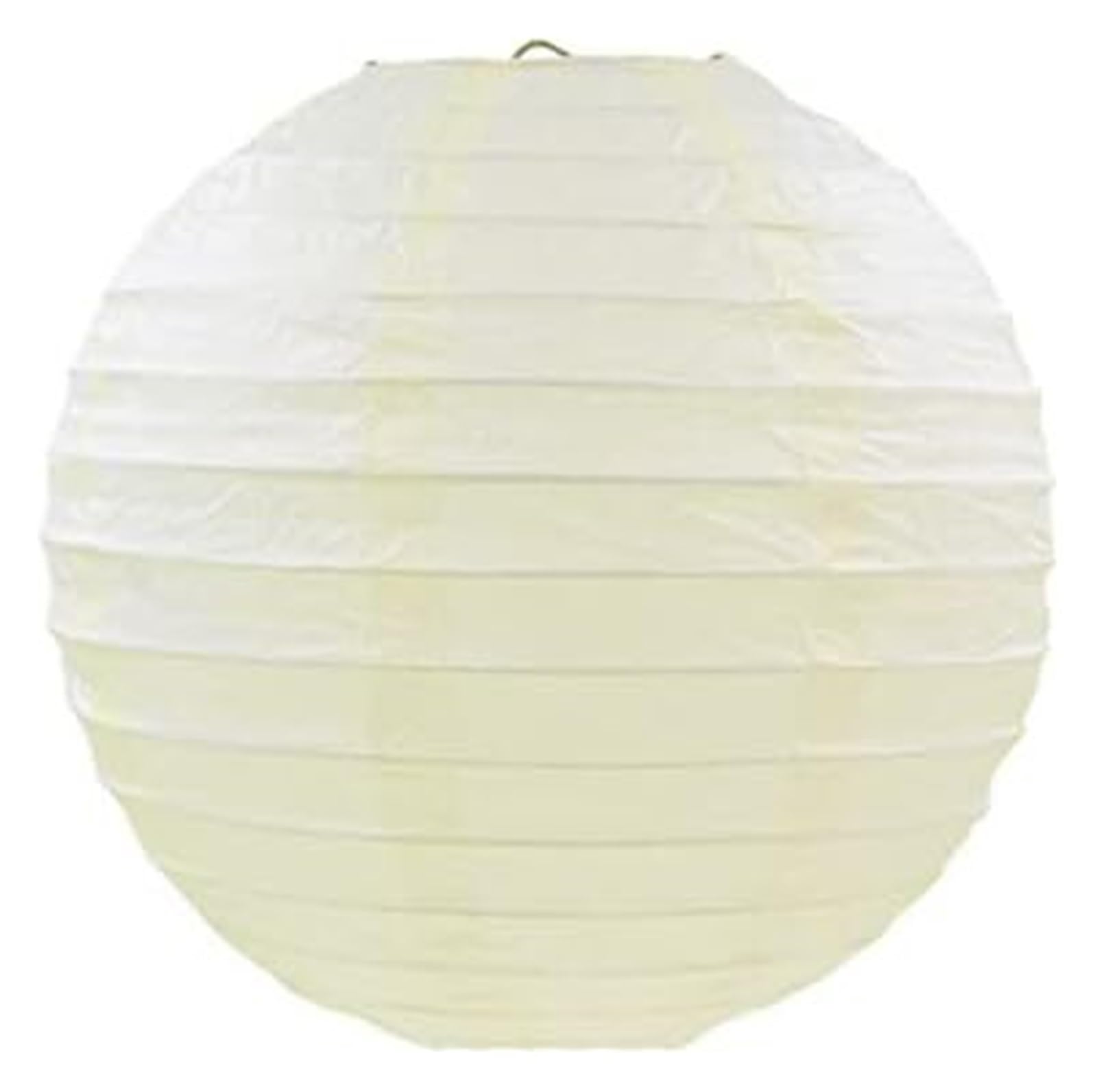 Round Paper Lanterns, Chinese Round Paper Lantern Multicolor 10-40cm Birthday Wedding Decor(Beige,20cm(8inch))