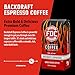 Fire Department Coffee - Gives Back to Firefighters - Backdraft Espresso Coffee Beans - Smooth & Rich - Roasted in the USA - Premium Espresso Beans - Veteran Owned - 12 oz
