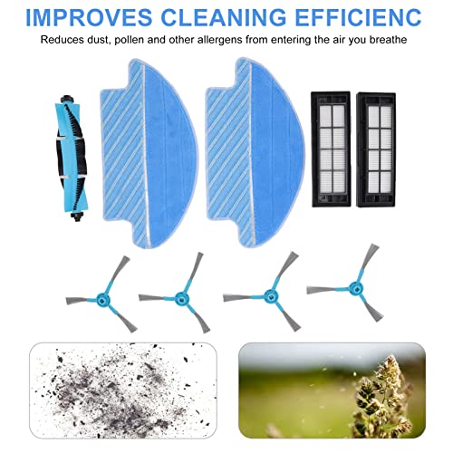 Vacuum Cleaner Accessory Kit Replacement Parts for Vacuum Brush Filter Compatible with Conga 3090 Sweeper Accessories