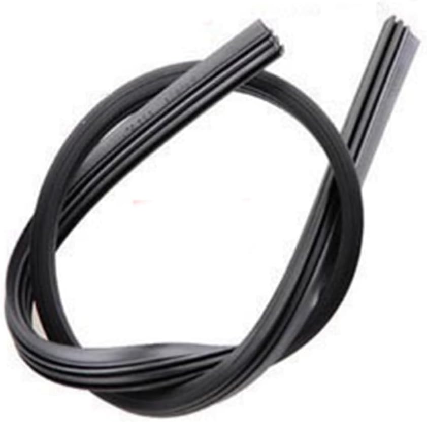 OUNONA 10pcs Auto Car Rubber Windscreen Wiper Strip Black Compatible to Rubber Material Easy to Install for All Weather Conditions