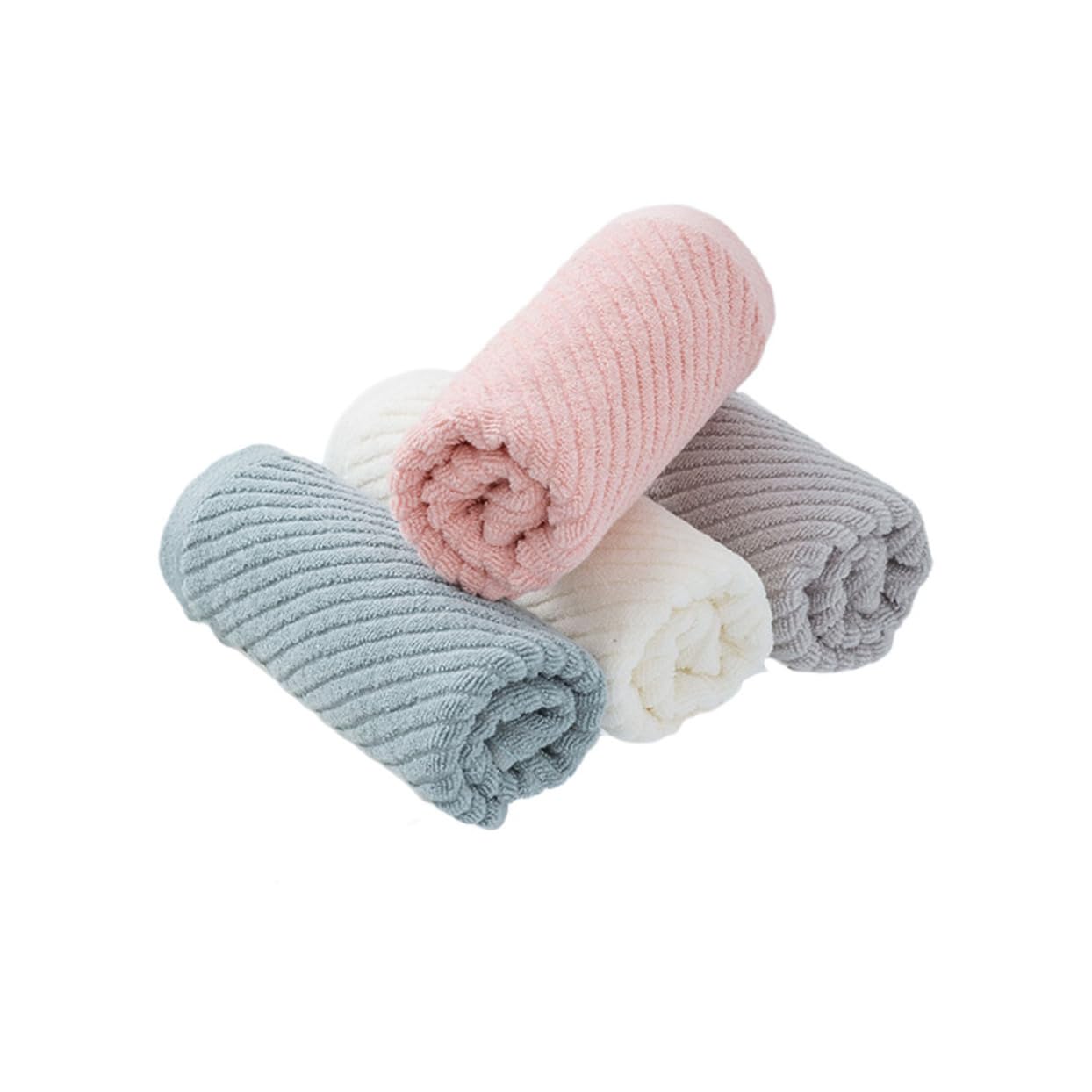 Toallitas faciales de algodón Ipetboom absorbentes para lavado diario, pack de 4 unidades