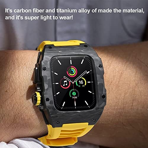 Kit de modification carbone iWatch protège boîtier titane 8
