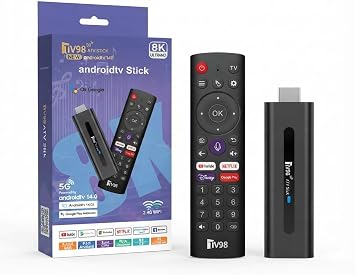 Android 14 bluetooth TV Stick, 2025 Largest 4K Streaming TV Stick, RAM 2GB, ROM 16GB, Dual WiFi 2.4G+5.8G, Ultra HD Streaming