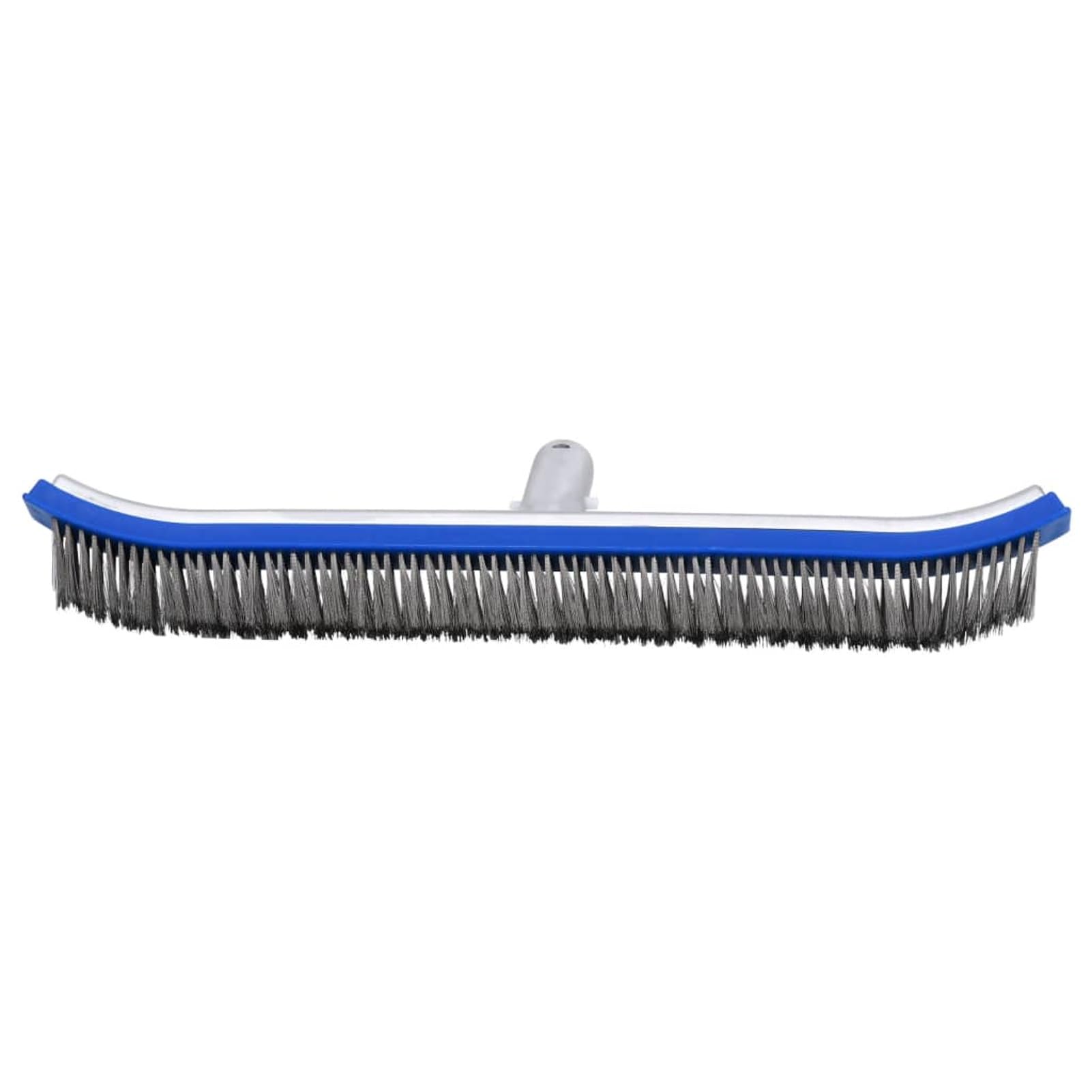 Cepillo de Piscina Extra Ancho de 46 cm - Limpieza Efectiva y Fácil, Azul, Aluminio y Acero Inoxidable