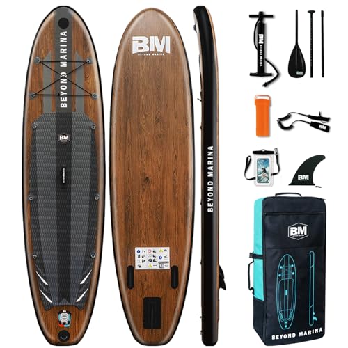 BM Paddle Board Inflatable Stand Up Paddle Board, SUP Paddleboard for Adult, Premium Accessories...