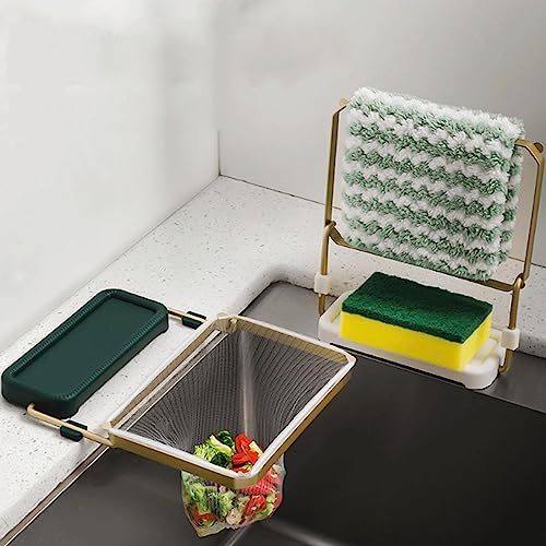 Filtro de residuos para cocina con malla fina y soporte plegable miniatura 3