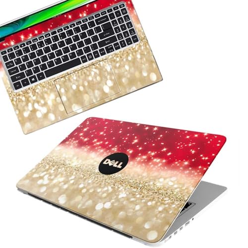 Image of Pattern D85 Full Body Vinyl Laptop Skin /Sticker /Cover Upto 15.6 Inches Laptops Laminated-Removable-HD Quality Compatible for -Dell (15x10 Inches)