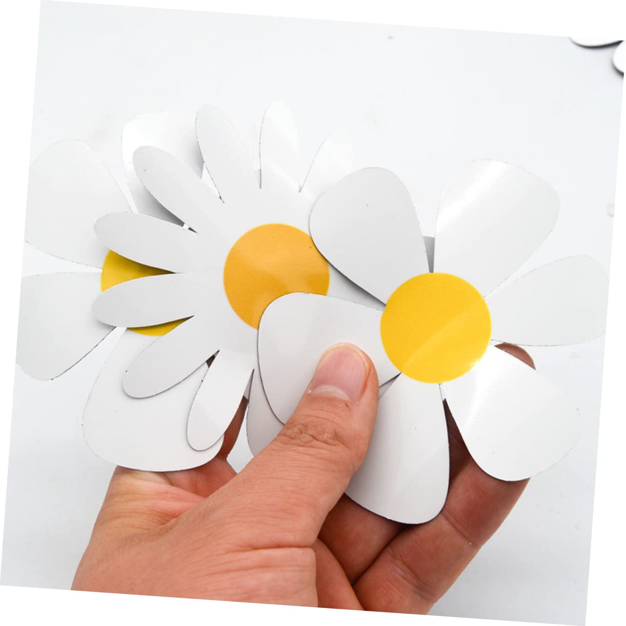 Ciieeo 3 Set Calamite Magnetiche Per Frigorifero Con Design Fiore Adesivi Decorativi Per Foto Resistente All E Spazioso Pezzi * 3