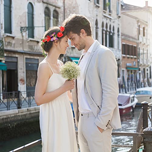 6 Pz Fiori Corona Fascia Capelli,Farfalla