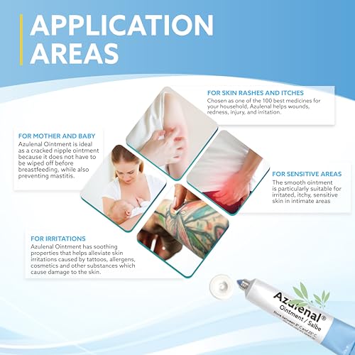 Miniatura 6 de Pomada Azulenal Con Guayazuleno Crema De Manos Multiuso Para Manchas En La Cara, Piel Grasa, Acné Y Más Apta Para Bebés Y Madres Lactantes-