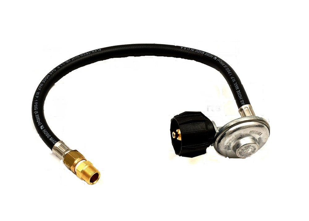 Broilmaster B055268 Hose & Regulator w/ Q.C.C. 1 Fitting (male pipe fitting)