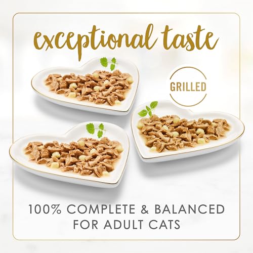 Purina Fancy Feast Delights with Cheddar Grilled Chicken, Turkey or Whitefish and Cheddar Cheese Feast in Gravy Wet Cat Food Variety Pack - (Pack of 24) 3 oz. Cans