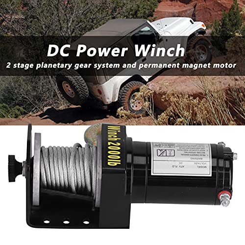 Winche Eléctrico 2000LB con Motor y Control Cableado miniatura 3