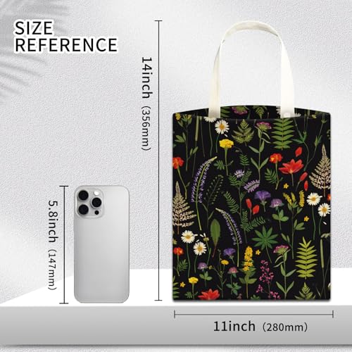Image of Car Trash Can, Hanging Garbage Bin for Men and Women, Cute Car Organizer and Storage Bag, Canvas Vehicle Trash Can Bag Easy-to-Install Cute Black Floral