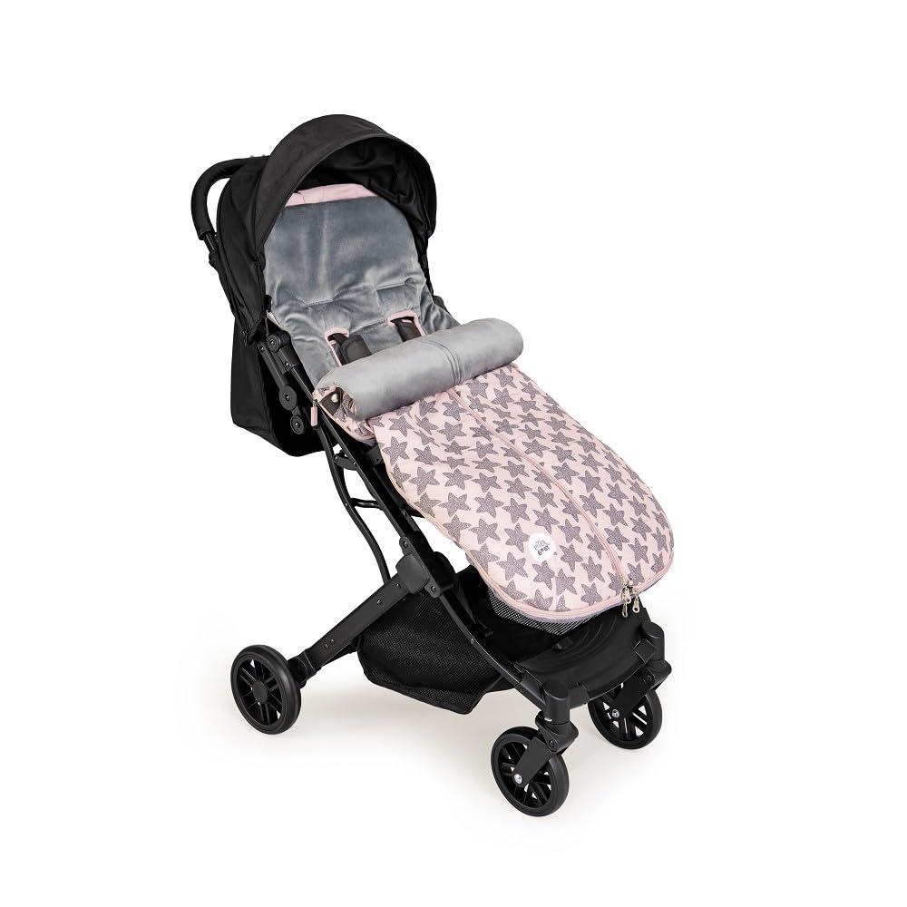 Saco Silla Paseo Universal Interbaby | Saco Bebe Invierno Suave, Cálido, Afelpado | Saco Carro Bebe Invierno Desmontable, Doble Apertura, Lavado Fácil, Materiales Antialérgicos