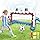 Intoypad Water Sprinkler Soccer Toys, Inflatable Shark Soccer Goal Sprinkler with a Soccer Ball B...