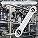 9 Inch Steam Boiler Sight Glass Tube High Transparency - Clear Water Level Gauge with 2 Heat-Resistant Rubber Washers, Fits for Industrial Boiler Water Level Monitoring