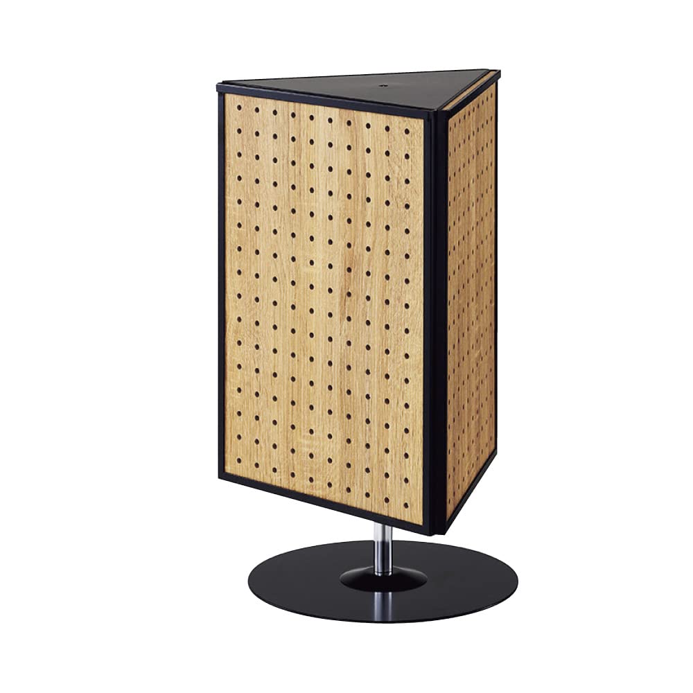 Amazon.co.jp: 【廃番】卓上3面回転有孔ボード什器 ラスティック柄 1台