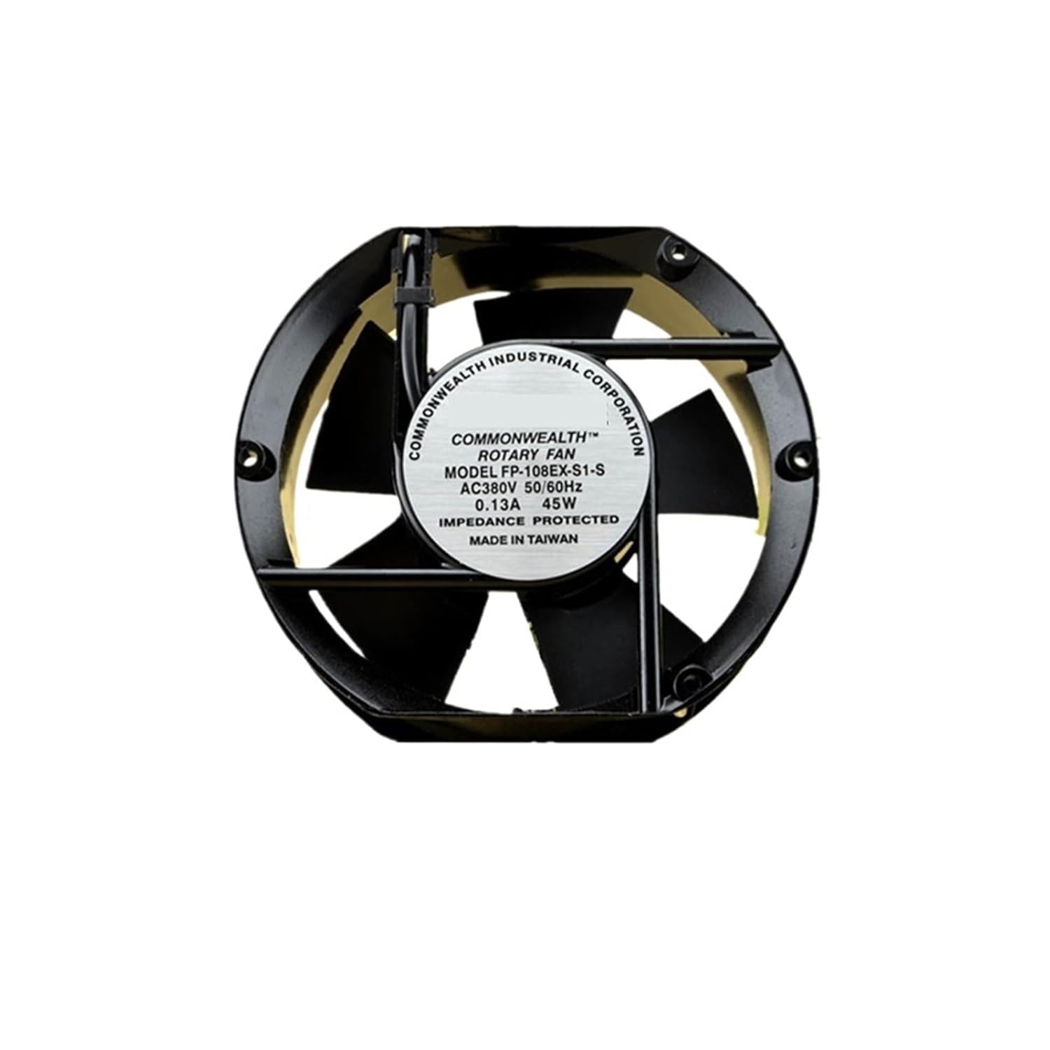 for Rotary Fan FP-108EX-S1-S AC380V 50/60Hz 0.13A 45W 3100RPM 17cm 17250 172x150x50mm Oil Bearing Cooling Fan