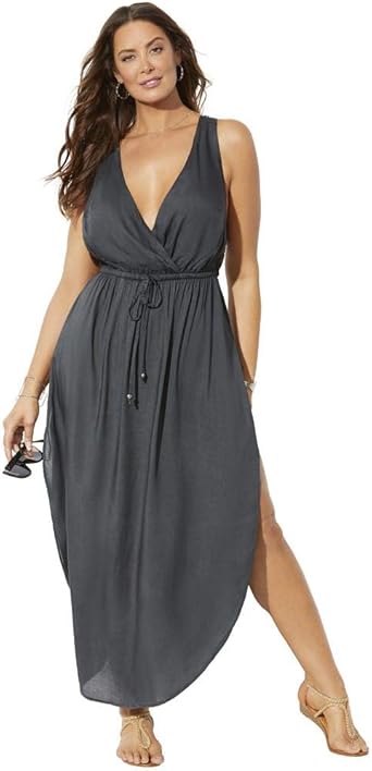 plus size maxi cover up