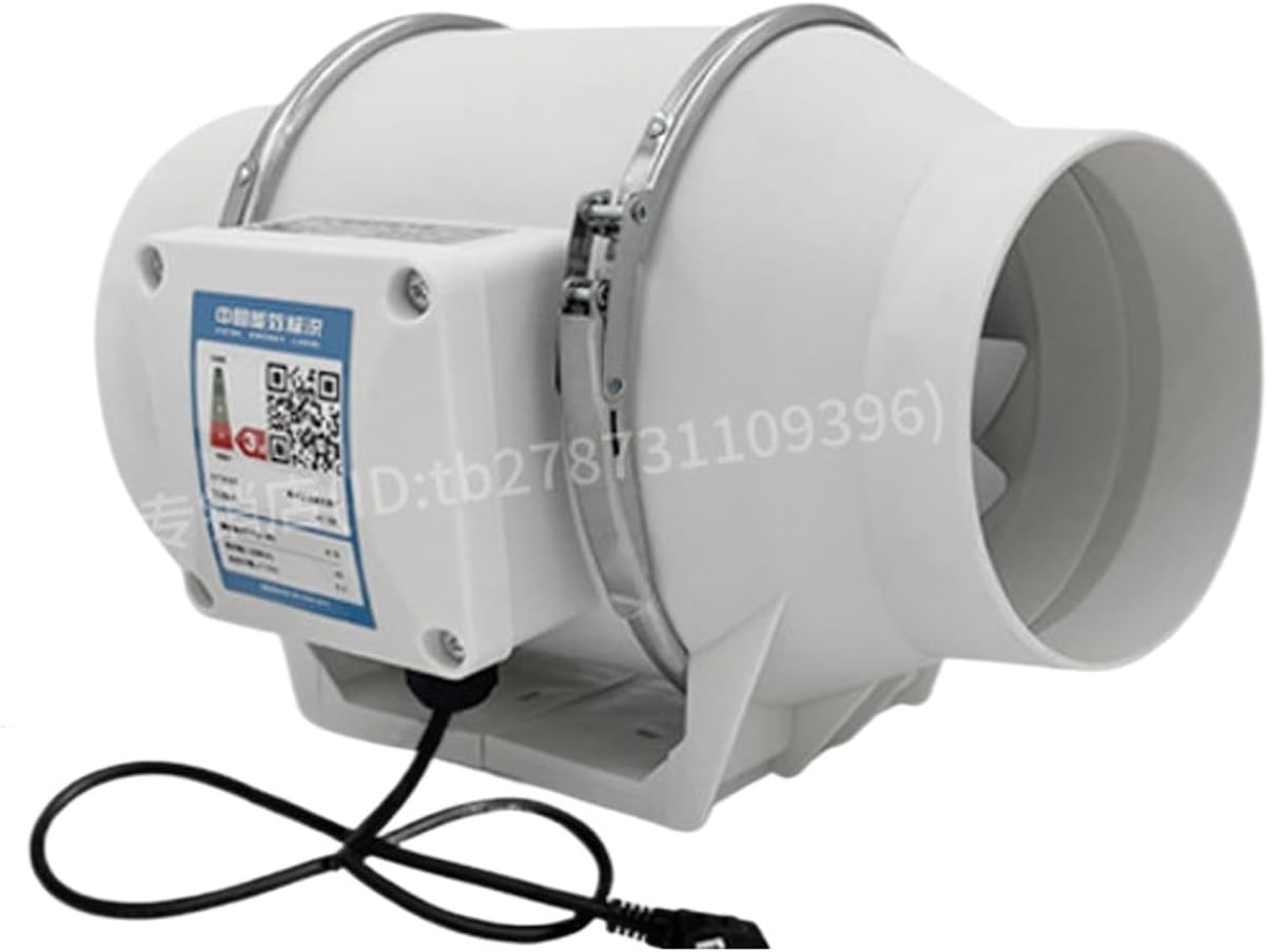 Duct ventilator exhaust fan diagonal flow booster(4 inch large plug-in 75-80mm copper)
