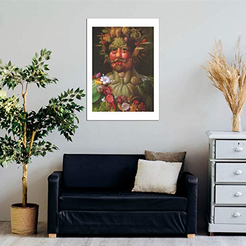 Giuseppe Arcimboldo Vortumnus grande affiche semi-brillante Spiffing Prints sans cadre