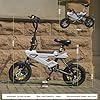A02 Vélo électrique, 14 Pouces E Bike avec Pedal Assist, 36V 6,4Ah Batterie, 250W Moteur, Veilleuses, Écran LCD Intelligent, Frein à Double Disque, Hauteur Réglable, Compact et Portable #5