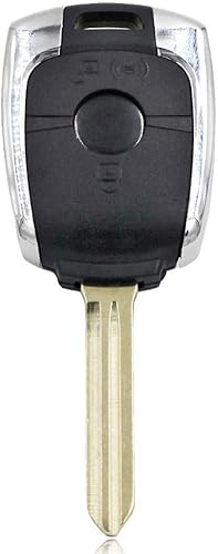 3 botones remoto clave clave Shell Shell llavero Shell con clave logotipo, para SsangYong Korando
