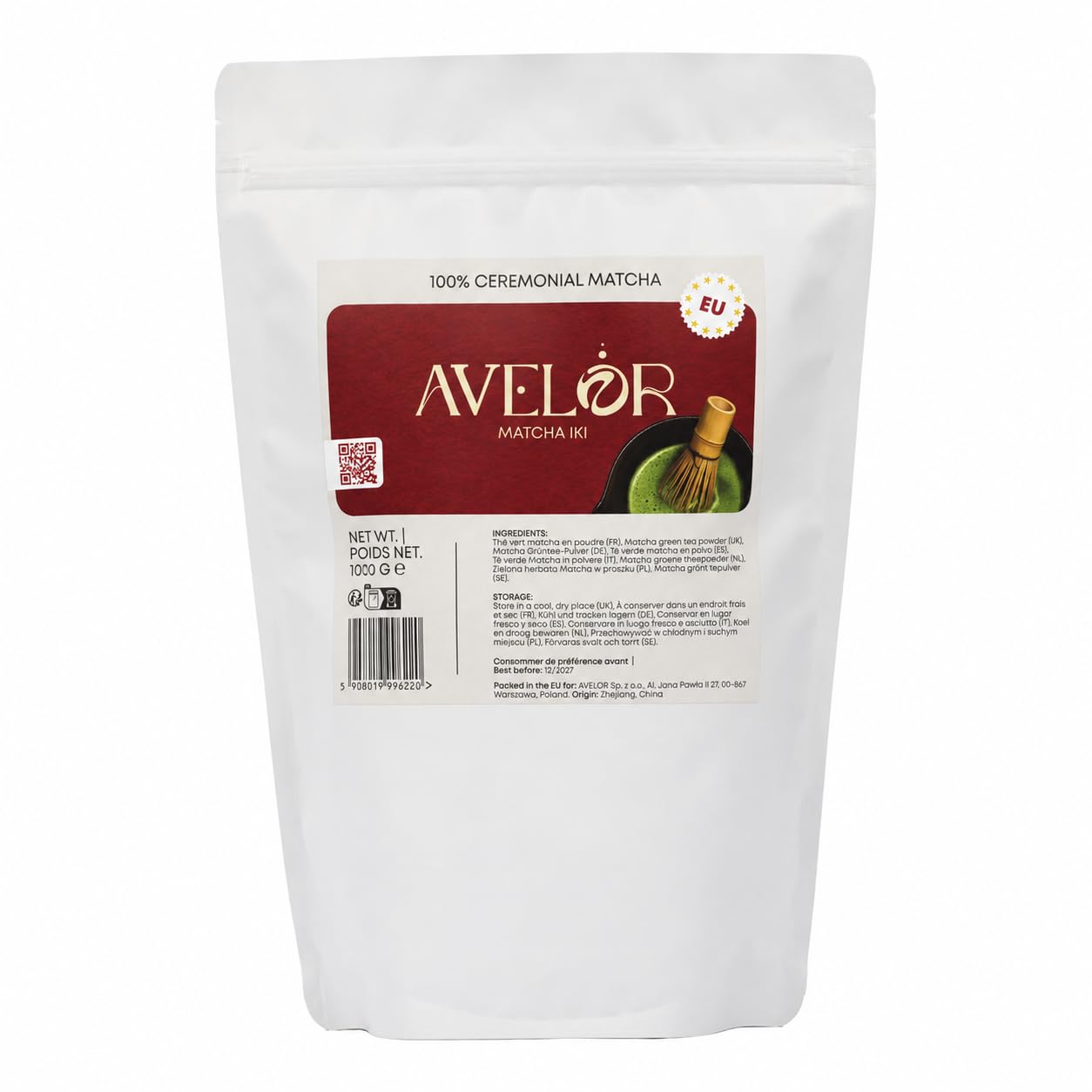 Avelor Iki – Matcha klasy ceremonialnej – HoReCa – 1000 g