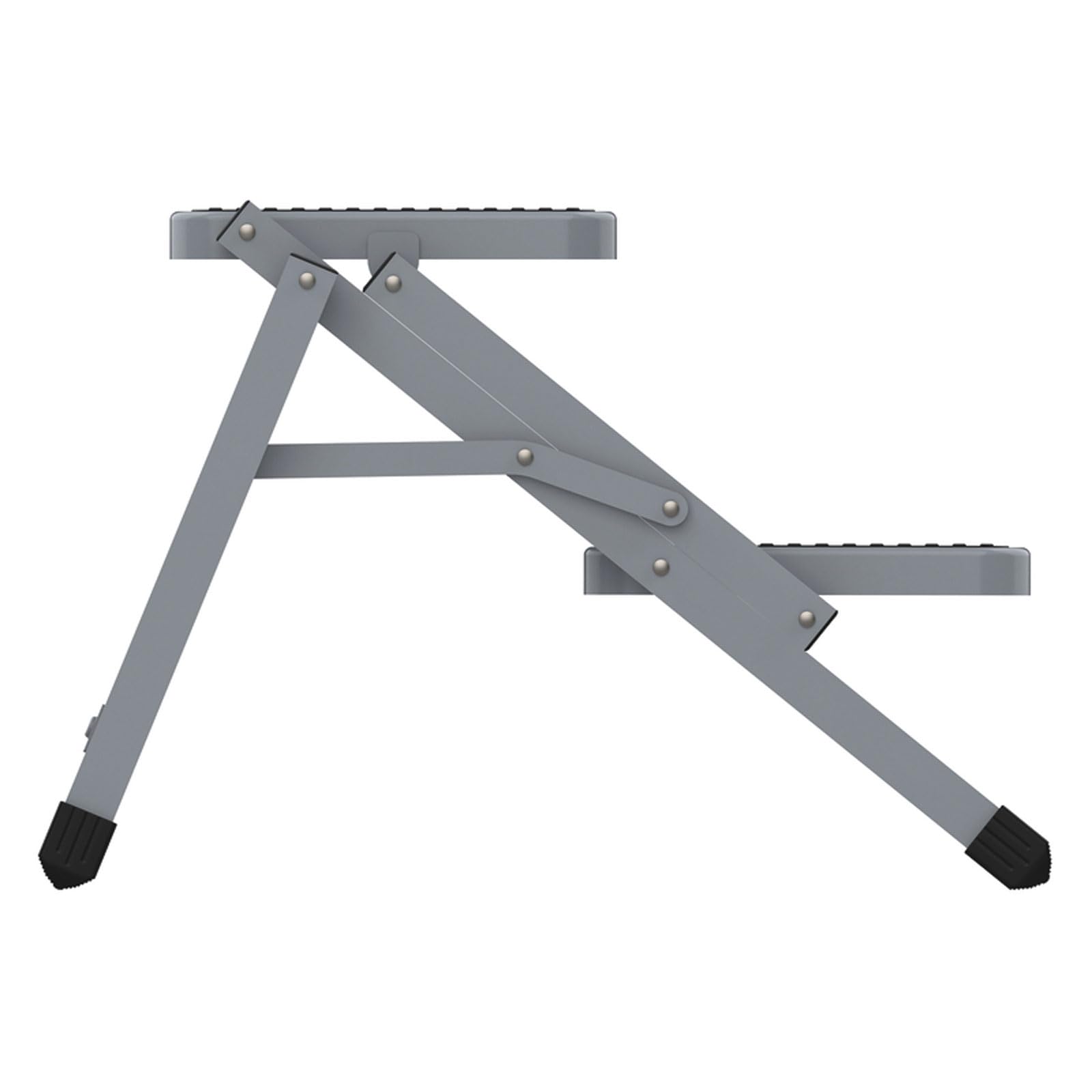 Carbest Escalón doble plegable para camping, caravana o autocaravana, plegable, hasta 150 kg, 181421699