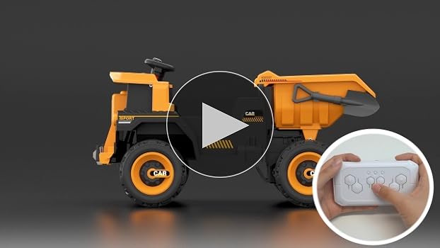 ミニカー Yuuuu Amazon.com: YUFU Ride On Dump Truck, 12V Ride On Car for