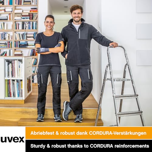 Foto von Uvex Tune-Up Männer-Arbeitshosen Lang - Cargohose für die Arbeit,Schwarz,50